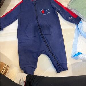 Champion Blue and Red Kids Footie